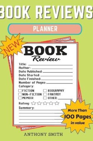 Cover of New !! Book Reviews Planner