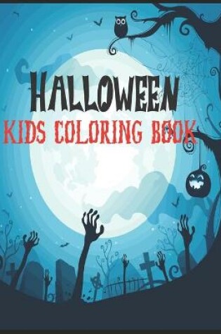 Cover of Halloween Kids Coloring Book