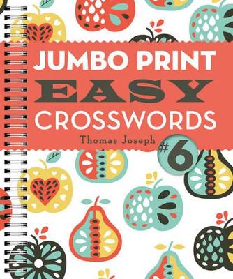 Book cover for Jumbo Print Easy Crosswords #6