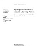 Book cover for Geology of the Country Around Chipping Norton