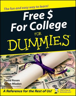 Book cover for Free $ For College For Dummies