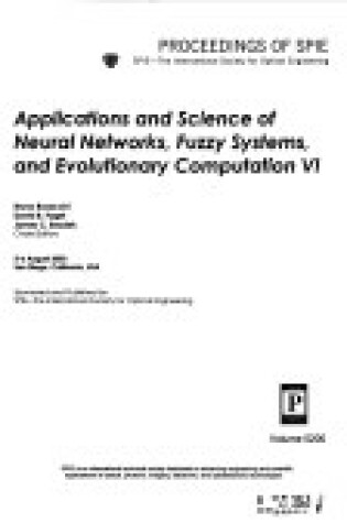 Cover of Applications and Science of Neural Networks, Fuzzy Systems and Evolutionary Computation