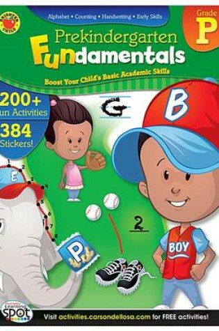 Cover of Prekindergarten Fundamentals, Grade Pk