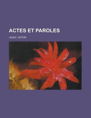 Book cover for Actes Et Paroles (3)