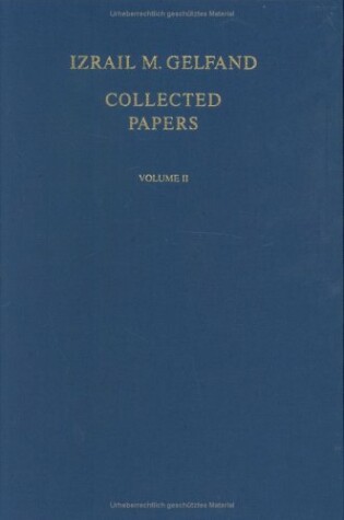 Cover of Collected Papers II