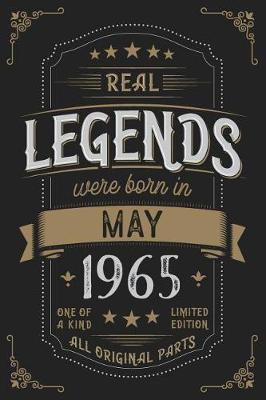 Book cover for Real Legendes were born in May 1965