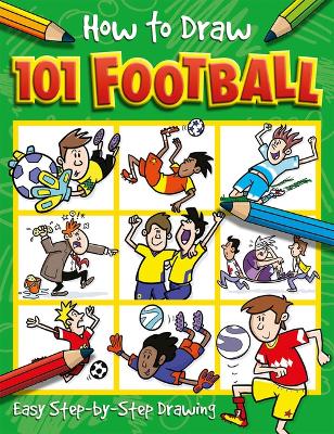 Book cover for How to Draw 101 Football