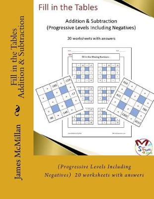 Book cover for Fill in the Tables Addition & Subtraction