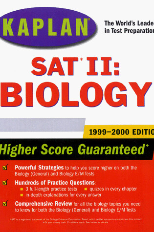 Cover of Sat II--Biology