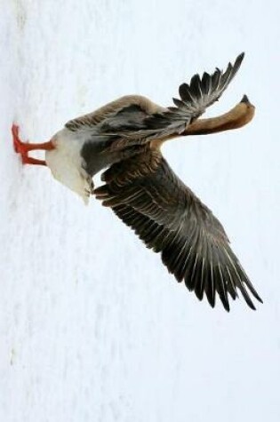 Cover of Goose in the Snow with Outstretched Wings Journal