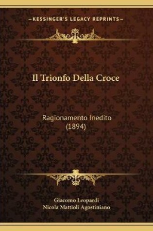 Cover of Il Trionfo Della Croce