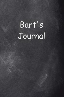 Cover of Bart Personalized Name Journal Custom Name Gift Idea Bart