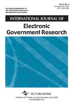 Cover of International Journal of Electronic Government Research