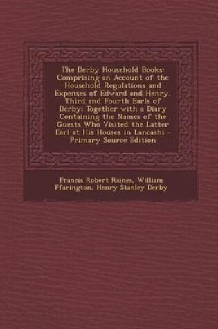 Cover of The Derby Household Books