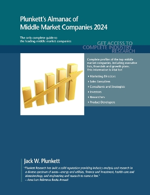 Book cover for Plunkett's Almanac of Middle Market Companies 2024