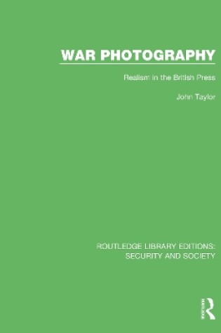 Cover of War Photography
