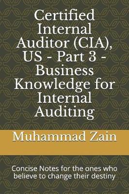 Book cover for Certified Internal Auditor (CIA), US - Part 3 - Business Knowledge for Internal Auditing