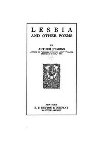 Cover of Lesbia and Other Poems