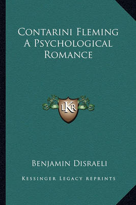 Book cover for Contarini Fleming A Psychological Romance