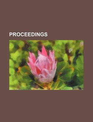 Book cover for Proceedings (Volume 26)