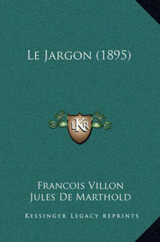 Cover of Le Jargon (1895)