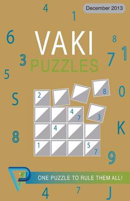 Book cover for Vaki Puzzles December 2013