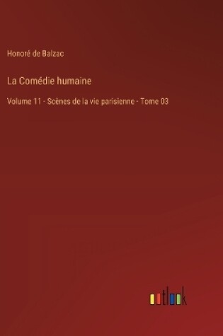 Cover of La Com�die humaine