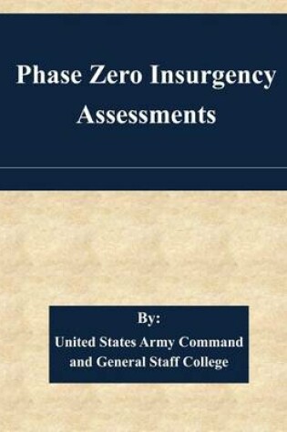 Cover of Phase Zero Insurgency Assessments