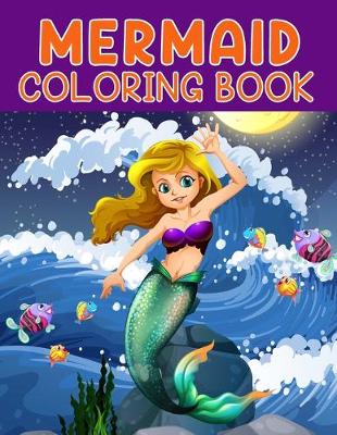 Book cover for Mermaid Coloring Book