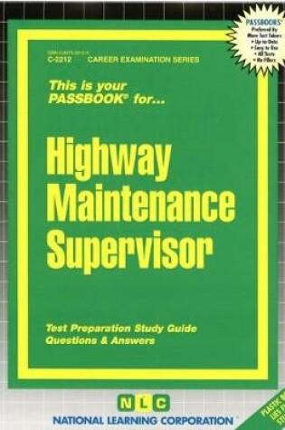 Cover of Highway Maintenance Supervisor