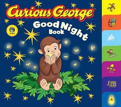 Book cover for Curious George Good Night Book Tabbed Board Book