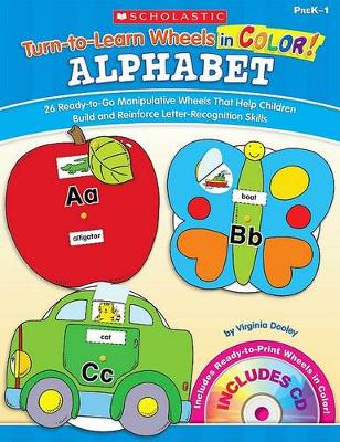 Book cover for Turn-To-Learn Wheels in Color: Alphabet