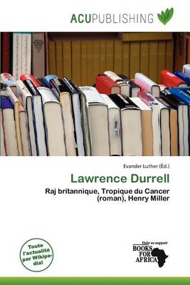 Book cover for Lawrence Durrell
