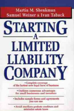 Cover of Starting a Limited Liability Company