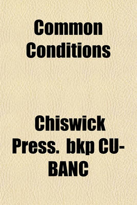Book cover for Common Conditions