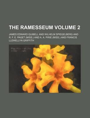 Book cover for The Ramesseum Volume 2