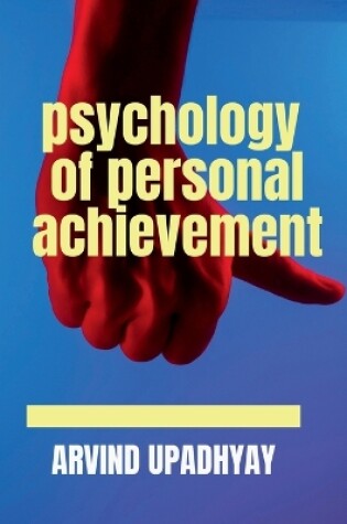 Cover of psychology of personal achievement