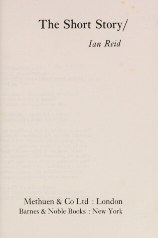 Cover of Short Story