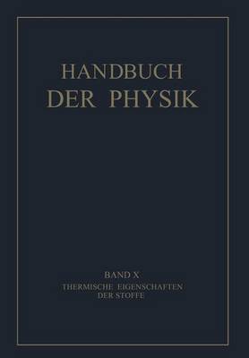 Book cover for Thermische Eigenschaften der Stoffe