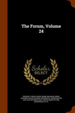 Cover of The Forum, Volume 24
