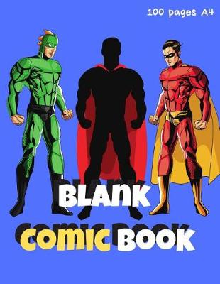 Book cover for A4 Blank Comic Book