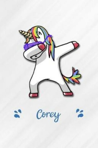 Cover of Corey A5 Lined Notebook 110 Pages