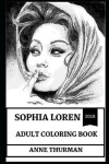 Book cover for Sophia Loren Adult Coloring Book