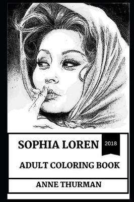 Cover of Sophia Loren Adult Coloring Book