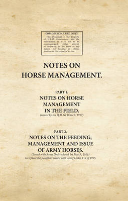 Book cover for Notes on Horse Management