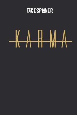 Book cover for Tagesplaner mit Karma minimalistisch