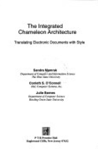 Cover of The Integrated Chameleon Architecture