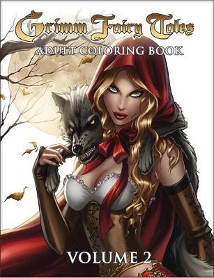 Book cover for Grimm Fairy Tales Adult Coloring Book Volume 2