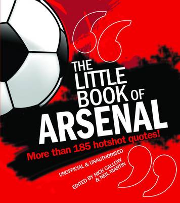 Book cover for The Little Book of Arsenal