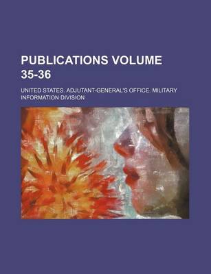 Book cover for Publications Volume 35-36